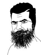 beard closed_mouth glasses hair soyjak variant:unknown // 600x800 // 24.7KB