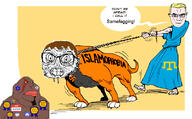 angry arab astrofene_(namefag) brown_hair brown_skin caricature closed_mouth crimean_tatar dan dog flag:crimean_tatar flag:israel full_body glasses hair israel looking_at_you muslims nazism shitskin soybooru soyteen star_of_david stubble subvariant:fun_sized_feraljak subvariant:muscular_chud variant:chudjak variant:feraljak variant:meximutt warrior-z_(user) white_skin yellow_hair // 800x497 // 319.8KB
