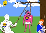 abdl ack! award baby bloodshot_eyes blue_eyes breastfeeding cap clothes cloud diaper doll_(user) flag:minor_attracted_person ginger ginger_hair grass hanging hat meta:vlodson_won muscles muscular_male nas:vlodson pink_skin subnas:vlodette subvariant:vlodette sun tounge tree variant:bernd variant:vlodson // 2100x1500 // 1.1MB