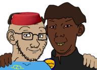 Astrofene_(namefag) Billyslittlepingas_(namefag) black_skin crimean namefags nervous no_more_brother_wars smile variant:kuzjak variant:soyak // 1251x898 // 238.3KB