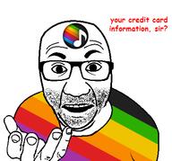 comic_sans credit_card glasses hand perro_hold rainbow soyjak splitter.ai stubble text variant:el_perro_rabioso // 430x400 // 17.5KB