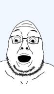 beard fish glasses open_mouth retard soyjak stubble template transparent_background variant:fishboy // 603x1047 // 22.3KB
