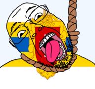 country cross flag flag:rivne_oblast glasses hair hanging oblast open_mouth rivne_oblast rope soyjak stubble suicide teeth tongue transparent transparent_background ukraine variant:bernd yellow_teeth // 768x719 // 99.0KB