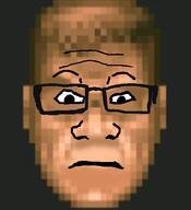 doom doom_(game) doom_guy doomguy hair low_effort no_stubble subvariant:neutralplier variant:markiplier_soyjak // 483x529 // 110.0KB