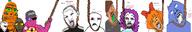 angeleno anti_ongezellig bu5t_(user) crying discord doll_(user) froot hanging joel_(user) kleki kuz multiple_soyjaks ongezellig ronaldmcdonald_(user) root subvariant:impish_amerimutt variant:bernd variant:cobson variant:feraljak variant:kuzjak variant:nojak // 2625x439 // 488.2KB