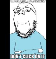 arm clothes crossed_arms glasses hand impact_font meme smile smug soyjak stubble text variant:gapejak // 470x500 // 62.3KB