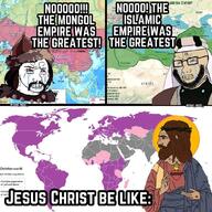 christianity crying islam mongol nordic_chad variant:soyak wojak // 1080x1080 // 169.7KB