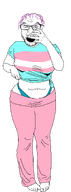 fat fat_faggot fatass meta:leaky pawg pawg_(phat_ass_white_guy) pink_hair series:pawgqueen thong tranny transgender_gem transparent_background variant:feraljak voluptuous // 772x2100 // 94.8KB