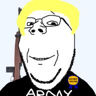 guns meta:leaky movie_parody photoshop subvariant:wholesome_soyjak variant:gapejak wholesome zero_day // 1080x1080 // 267.3KB