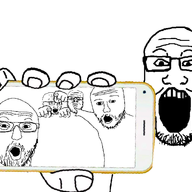 5soyjaks first_phoneplier_horizontal_image first_phoneplier_image first_plier_image first_two_soyjaks_pointing_image glasses hand holding_object holding_phone iphone open_mouth phone pointing soyjak stubble subvariant:phoneplier subvariant:phoneplier_horizontal variant:a24_slowburn_soyjak variant:markiplier_soyjak variant:soyak variant:two_pointing_soyjaks // 680x504 // 203.7KB