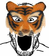 animal_mask mask open_mouth stubble tiger variant:markiplier_soyjak // 568x650 // 103.4KB