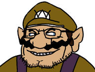 cap clothes fnaf_(fangame) fnaw glasses hair hat mustache nintendo smile updated variant:wahjak video_game wario // 745x563 // 211.6KB