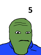 amphibian blue_shirt closed_mouth frog green_skin nas:pepe neutral_expression pepe_the_frog series:theseus small_chin subvariant:neutralplier variant:markiplier_soyjak white_background // 600x800 // 9.6KB