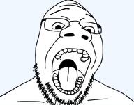 glasses meta:leaky meta:not_a_fucking_duplicate open_mouth soyjak stubble template transparent_background variant:goopjak vectorized // 800x630 // 79.1KB