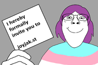 bait clothes flag:transgender_pride_flag invite joyjak joyjak.party joyjak.st subvariant:59_percent subvariant:bridget tranny variant:bernd variant:gapejak ywnbaw // 1200x800 // 133.5KB