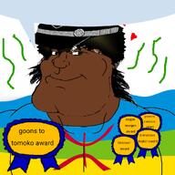 amazigh anime anime_female anime_girl berber berber_ethnic_flag black_skin brimstone clothes flag gooner hat kabyle_sun love meta:op_is_actually_aryan_even_doe_xes_a_anongod nigger speech_bubble subvariant:mexiaryan tomoko twitxx(attentionwhore) variant:meximutt watamote // 1000x1000 // 300.6KB