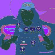 3dgifmaker ARKAIM_IS_TERRYCREWS animated asian clothes female glasses hair hat protokleki soyjak squint subvariant:female_cobson variant:cobson // 250x250 // 79.9KB