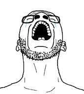 crying mourning nigger pathetic sad soyjak stubble variant:howljak // 522x586 // 17.6KB