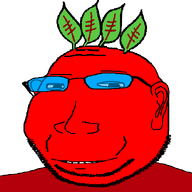 beetroot broot broot_(user) leaf looking_at_you red_skin smile subvariant:massjak variant:gapejak // 600x600 // 14.5KB