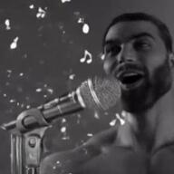 gibberish gigasing grey low_resolution meta:ai_generated microphone musical_note nas:gigachad singing // 540x540, 5.6s // 1.2MB