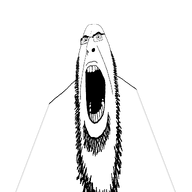 avant-garde glasses open_mouth stubble teeth transparent_background variant:cobson // 1920x1920 // 111.0KB