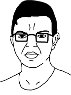 ear glasses hair subvariant:wutizchud template variant:chudjak white_shirt white_skin wutizgoinevry // 600x800 // 12.7KB