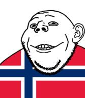 ear flag:norway looking_at_you norway smile soyjak stubble subvariant:gapealien variant:gapejak // 722x832 // 65.4KB