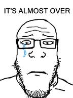 closed_mouth crying glasses its_over scared soyjak stubble subvariant:neutralplier text variant:markiplier_soyjak // 600x800 // 23.9KB