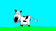 animal cow glasses grass holstein open_mouth series:animaljaks stubble variant:markiplier_soyjak2 // 1920x1080 // 73.3KB