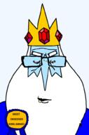 accessory adventure_time angry award beard cartoon cartoon_network crown gem ice_king meta:tagme obsessed soyjak subvariant:euromutt variant:markiplier_soyjak // 660x1000 // 45.2KB