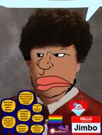 award flag:gay_pride_flag furfag furry irl jimbo_(namefag) jimbo_(user) meta:namefags mutt oneshot shitskin speech_bubble terry_crews(namefag) ugly variant:meximutt // 582x770 // 560.3KB