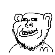 half_open_mouth mcdonalds stubble subvariant:impish_amerimutt variant:impish_soyak_ears wigglypaint // 355x261 // 8.0KB