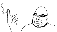 bald cigarette eyebrows glasses hand mouth_closed smirk stubble variant:unknown // 1920x1080 // 198.5KB