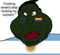 argentina dumb fat flag:argentina flag:lgbt_pride_flag lgbtq nigger shitgentina shitgentinan star_of_david ugly veneco // 1173x1080 // 242.0KB