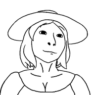 clothes female hair hat looking_to_the_right meta:template remastered smile subvariant:female_cobson template variant:cobson woman // 1074x1084 // 23.8KB