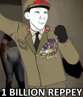 1_billion_reppey aids animated award communism dance epstein faggot full_body jeffrey_epstein kgb kolyma kuz medal meta:ai_generated military military_cap military_hat military_jacket military_uniform pedophile reppey russia soviet_army_uniform soviet_union text variant:kuzjak viggle // 442x521 // 8.8MB