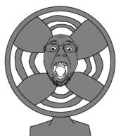 animated fan glasses grey machine objectsoy open_mouth soyjak stubble variant:bernd // 476x532 // 52.3KB