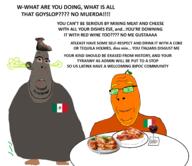 admin blue_eyes boot boot_(user) countrywar fart fat flag:italy flag:mexico food froot froot_(user) glass italy lasagna mexico mutt pizza plate red_eyes red_wine soyjak soyjak_party stinky stubble subvariant:blobson subvariant:hornyson subvariant:nucob variant:cobson wine wine_glass yellow_hair // 1934x1672 // 450.5KB