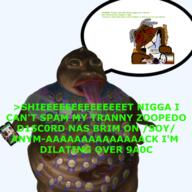 9a0c 9a0c_won award awards black_skin btfo cuck dilation distorted fact fact_sign faggot furnigger furtranny glasses gray_hair greentext grotesque hanging india janny jartycuck jartynigger jewish_nose map_(pedophile) mutt nigger open_mouth paper pedophile pointing poop response rope seething shitskin subvariant:trannyfur text tinted_glasses tongue_out tounge tranny transparent_background variant:alicia variant:bernd variant:meximutt wide_nose // 4096x4096 // 7.2MB