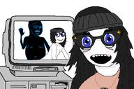 2soyjaks B_B_GHAST_(namefag) clothes crazed doggy_style fat female glasses hair looking_at_you meta:pornographic_content meta:tagme monitor open_mouth sex subvariant:soyak_(crazed) variant:soyak variant:soytan // 843x559 // 50.6KB