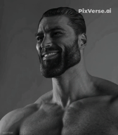 animated apple beard eating grey_skin hair isaac_newton meta:ai_generated nas:gigachad