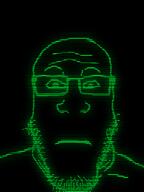 animated black_background crt flashing green lines subvariant:neutralplier variant:markiplier_soyjak // 600x800 // 101.7KB
