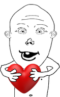 bald belly_button ear forehead_lines heart holding_object hugging lips nipple smile teeth tooth transparent_background variant:vlodson // 629x1021 // 189.7KB
