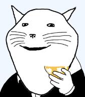 animal cat cat_ear champagne clothes drink glass hand holding_object smug subvariant:impish_meowjak suit whisker wine_glass // 562x638 // 71.3KB