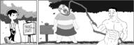 2soyjaks black_and_white bloodshot_eyes cartoon crying hanging lynching open_mouth rope sign sincity soyjak suicide tongue tranny variant:bernd variant:chudjak // 1106x377 // 107.8KB