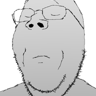 animated closed_eyes closed_mouth frown glasses sad soyjak stubble variant:gapejak // 500x638 // 28.3KB