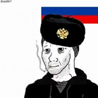 2soyjaks arm belarus clothes country crying doomer flag glasses hand hat holding_object hoodie looking_at_you mask mongolia multiple_soyjaks open_mouth phone pointing russia russo_ukrainian_war skull skull_mask soyjak stretched_mouth stubble television text ukraine ushanka variant:markiplier_soyjak variant:two_pointing_soyjaks variant:wojak video wojak youtube // 368x368, 47s // 4.6MB