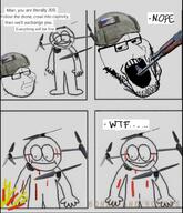 drone glasses gun open_mouth russia stubble suicide variant:smugjak // 1373x1601 // 312.6KB