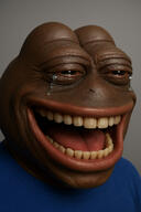 ai_generated_song amphibian black_skin blue_shirt frog laughing laughing_pepe meta:not_oc nas:pepe nigger open_mouth pepe pepe_the_frog shitskin subnas:pepelaugh tear teeth // 1024x1536 // 292.5KB