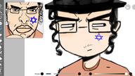 drawfag drawing ibispaint jewish_hat jewish_nose jews jonathanjew_(user) kike_nose meta:tagme star_of_david tranny_artstyle variant:chudjak // 1669x938 // 204.5KB